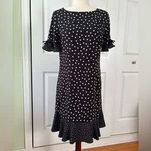 Elle Black Polka Dot Dress size PM